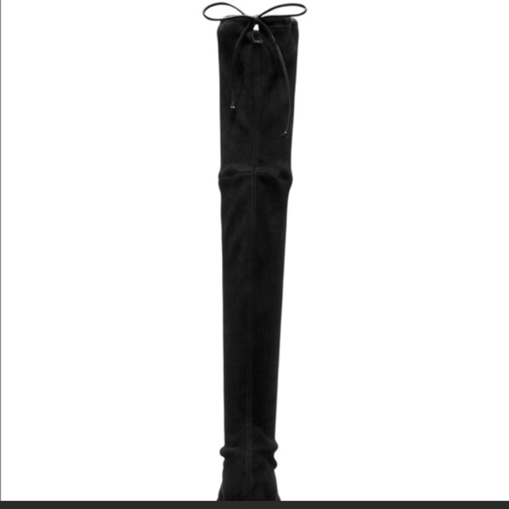Stuart Weitzman black suede Lowland Boots